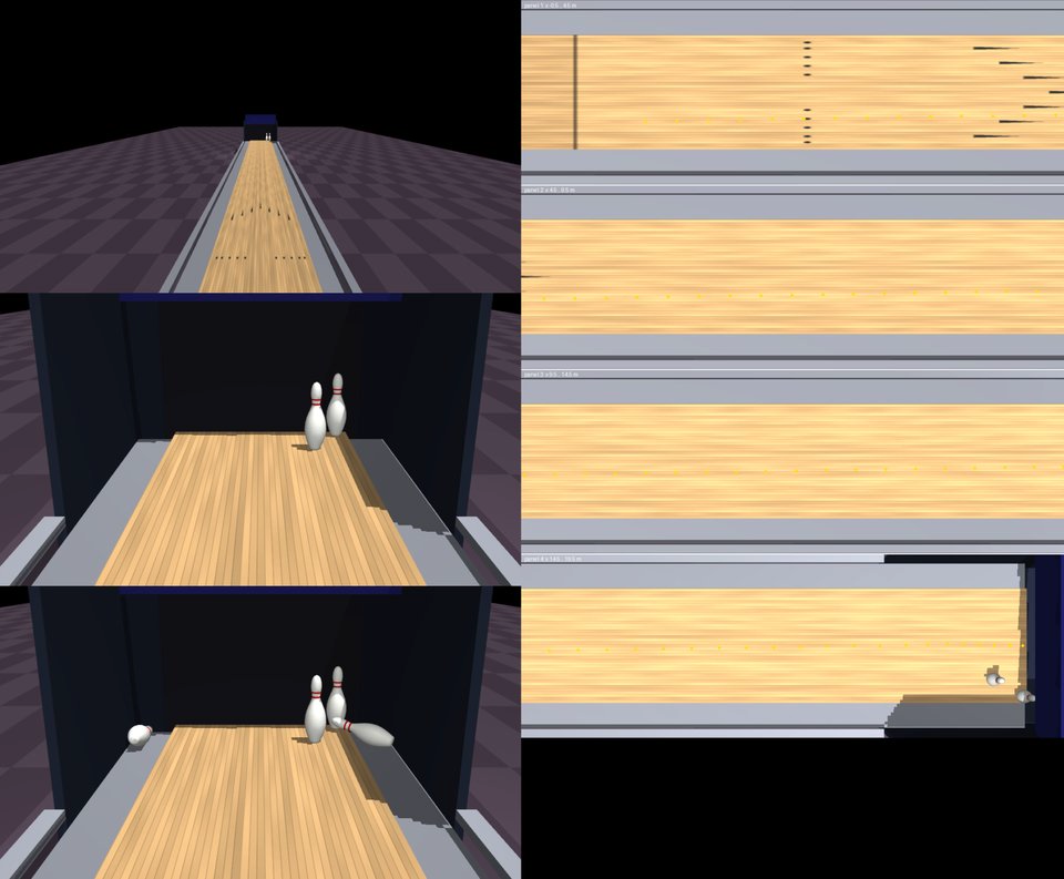 Player's view: Ten-pin bowling