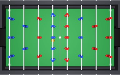 Player's view: Foosball